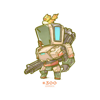 #守望先锋#Overwatch#Bastion#堡垒# cr: jrpencil