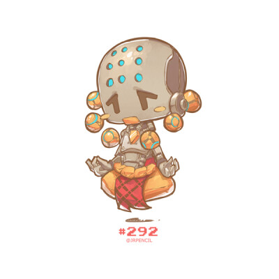 #守望先锋#Overwatch#Zenyatta#禅雅塔# cr: jrpencil