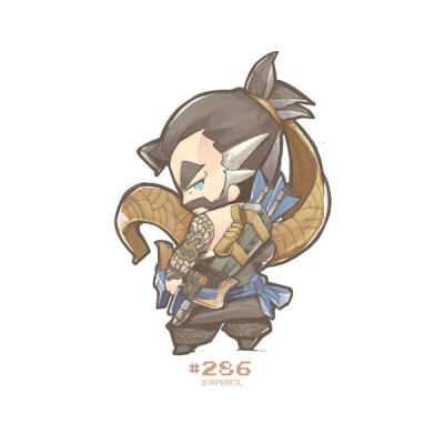 #守望先锋#Overwatch#Hanzo#半藏# cr: jrpencil