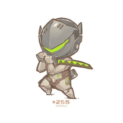 #守望先锋#Overwatch#Genji#源氏# cr: jrpencil