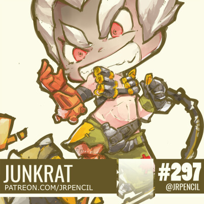 #守望先锋#Overwatch#Junkrat#狂鼠# cr: jrpencil