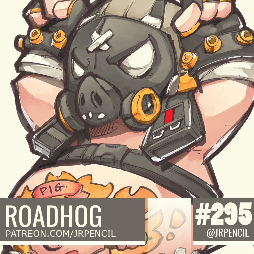 #守望先锋#Overwatch#Roadhog#路霸# cr: jrpencil