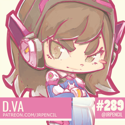 #守望先锋#Overwatch#D.VA# cr: jrpencil