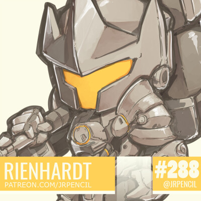 #守望先锋#Overwatch#Reinhardt#莱因哈特 cr: jrpencil