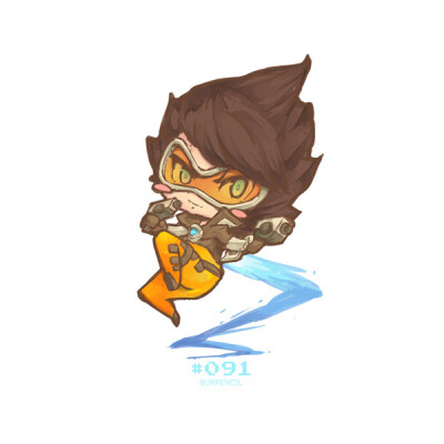 #守望先锋#Overwatch#Tracer#猎空# cr: jrpencil