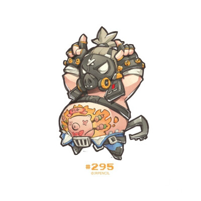 #守望先锋#Overwatch#Roadhog#路霸# cr: jrpencil