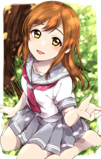 国木田花丸 lovelivesunshine 水手服 可爱 萌 动漫 p站 