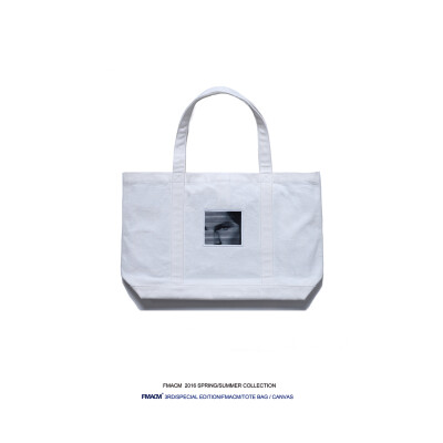 FMACM 2016SS 3rd SE 全棉帆布tote bag 托特包白色