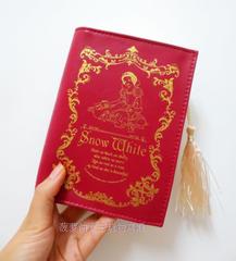 原单东京迪士尼 白雪公主Snow White 小矮人 复古书款 化妆收纳包