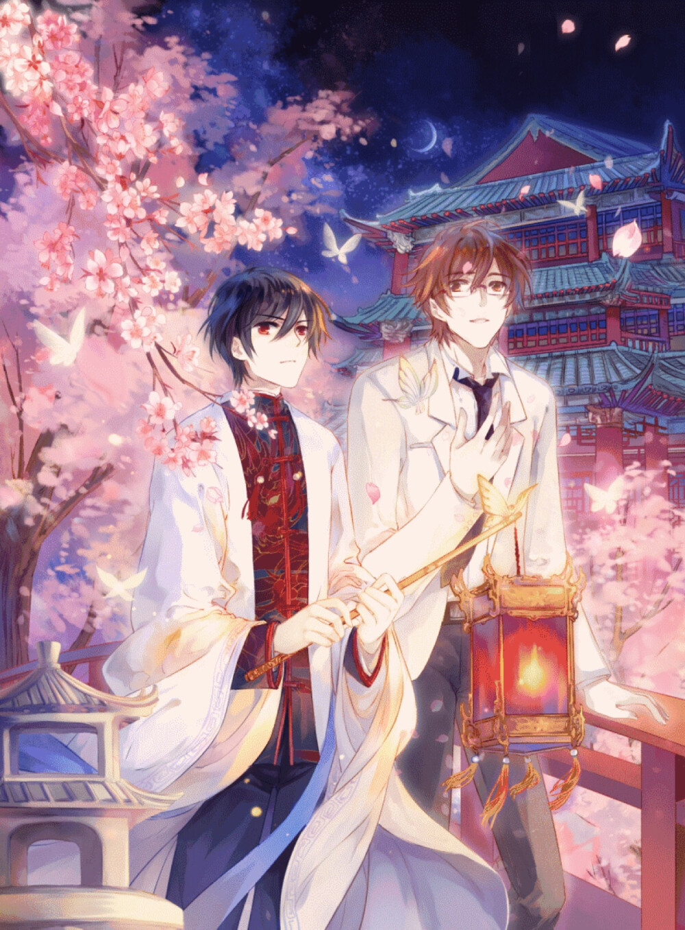 哑舍 玄色 插画by晓泊