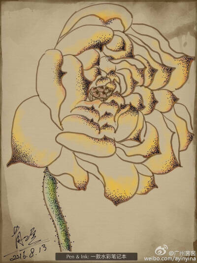 《数码水墨+钢笔点画》