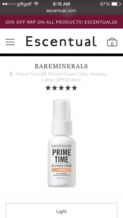 Bare mineral BB