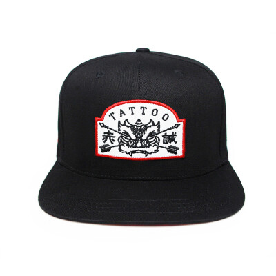 食钓S-SEDUCE x 赤诚TATTOO 平檐棒球帽 Snapback 刺绣