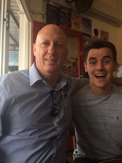 Connor Franta and Troye's father