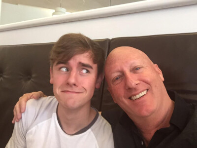 Connor Franta and Troye's father