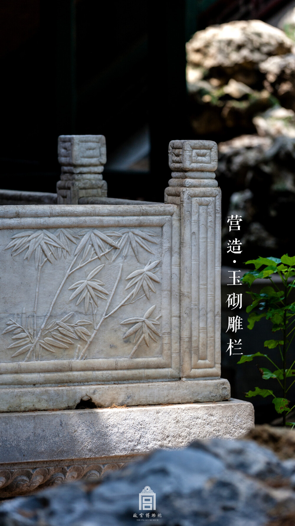 光影流转间,韶华难留,唯玉砌雕栏长存. 照片文字取自@故宫博物院