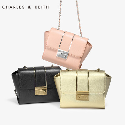 CHARLES&amp;KEITH 翅膀包 CK220680435 女式小方包单肩链条包