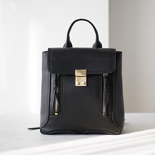 「我爱你店ILYS 995」欧美简约高级牛皮百搭双肩包复古女款背包