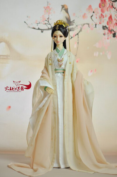 【火玥】BJD 古装 整体造型 展示（女）——嘉月 SD16