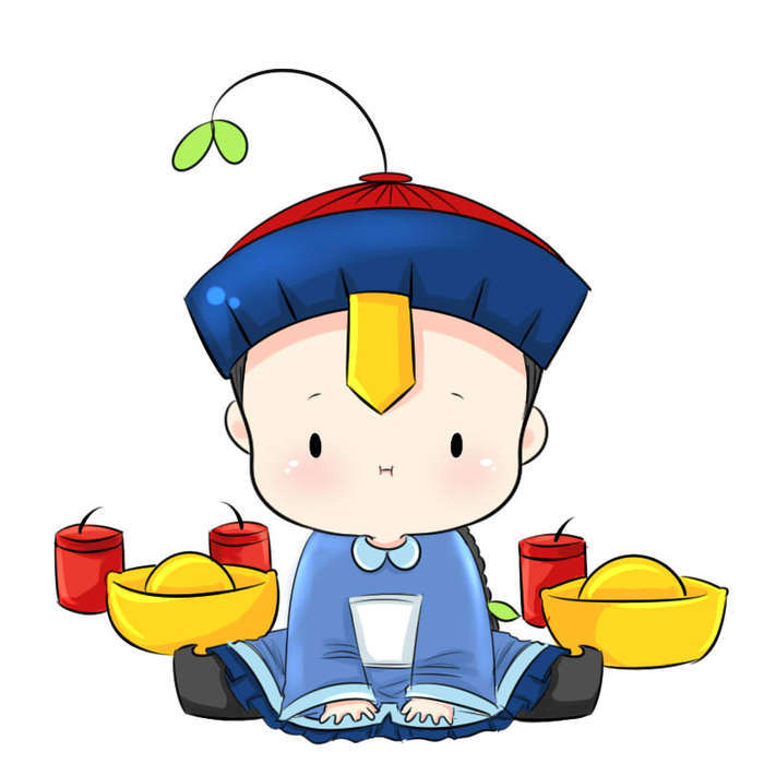 动漫卡通头像 简约 可爱 小僵尸 头像 萌物 表情包素材