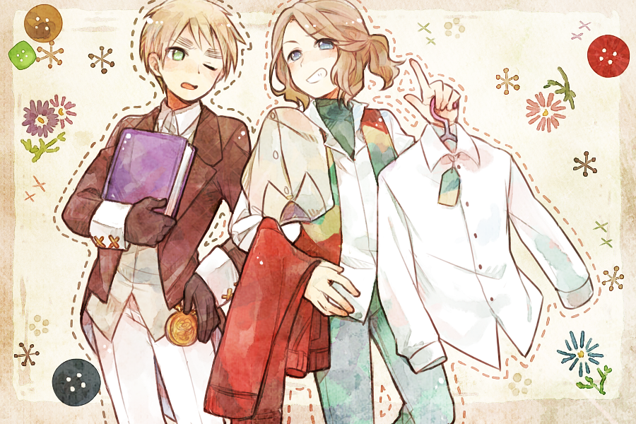 黑塔利亚英法王耀法叔