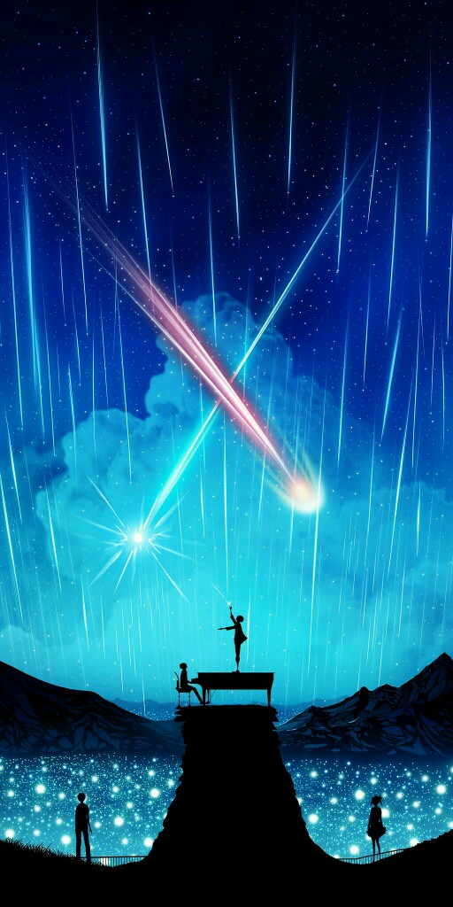 你的名字 动漫壁纸 场景插画