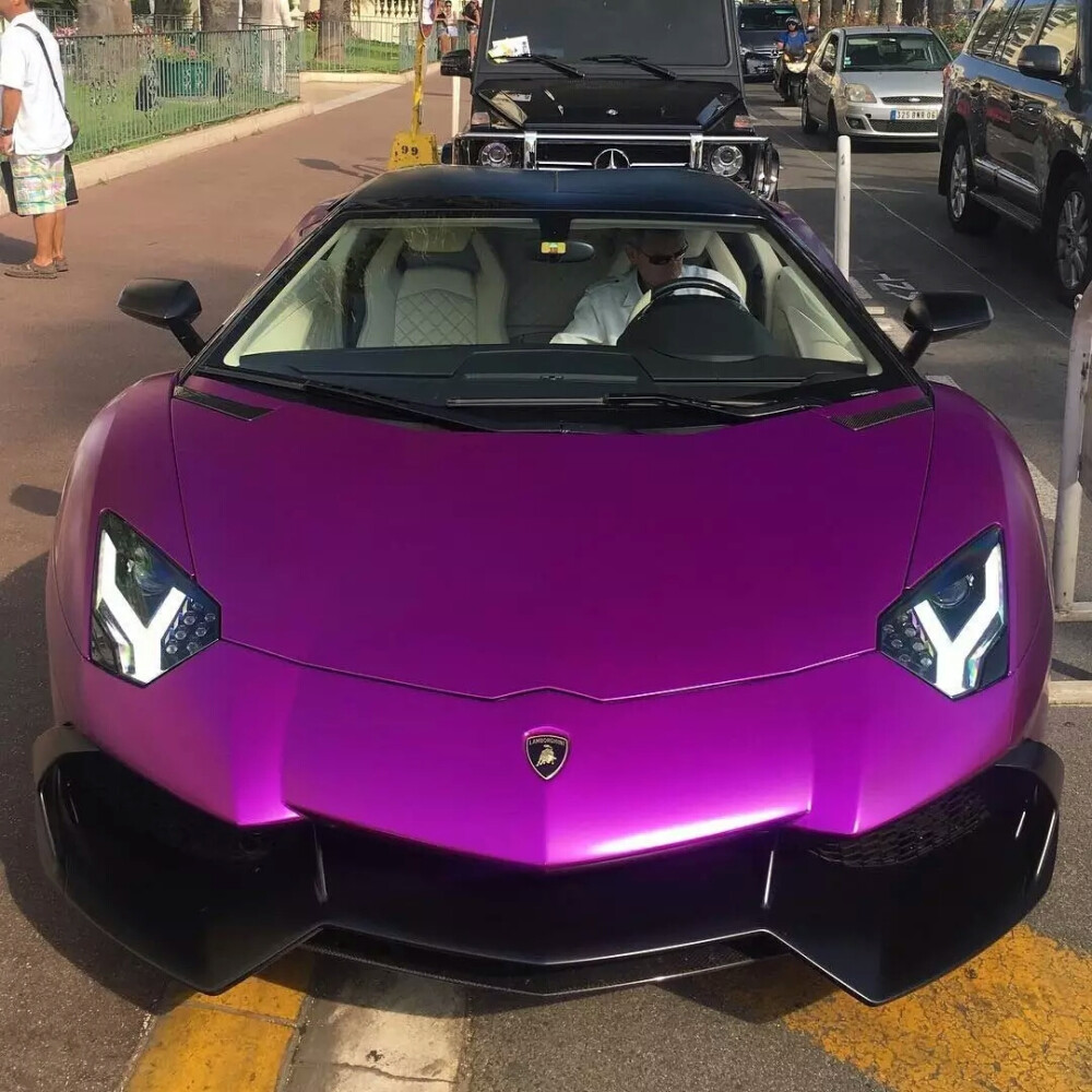 兰博基尼Aventador SV，大牛♚↣紫曜◢超跑，◢跑车◢街拍，原创，生活，◢意境 ，壁纸，锁屏，酷炫，流行，◢侵删↣ ...♛by.艾莉薇儿*