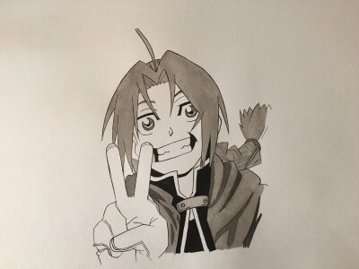 【杨旭手绘】钢之炼金术师 爱德华