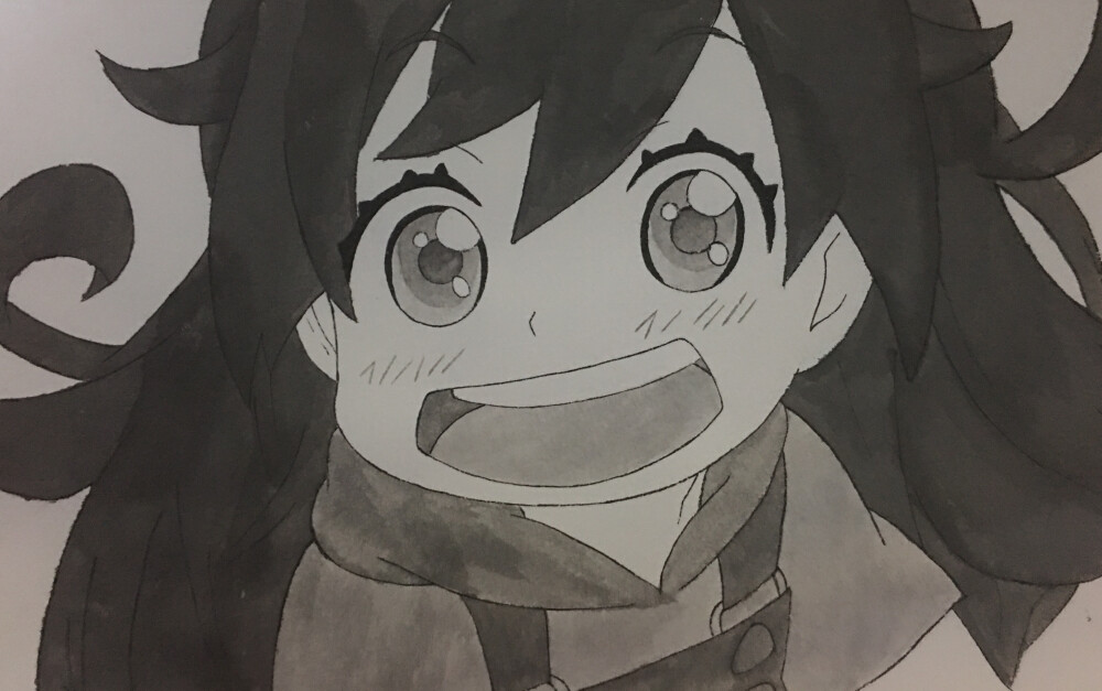 【杨旭手绘】天真与闪电 犬冢紬希