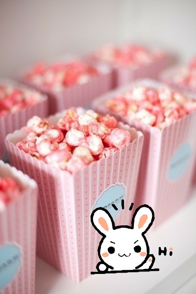 甜甜草莓爆米花