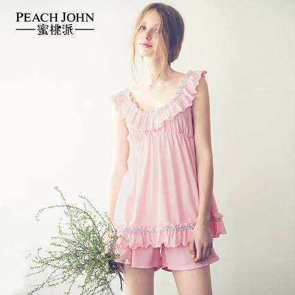 PEACH JOHN/蜜桃派 中国限定 美梦成真缎带睡衣套装