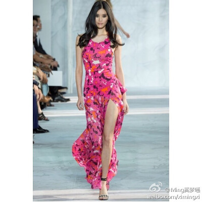 loved this amazing look of @dvf SS15 thank you@edward_enninful #nyfw360 #lategram O网页链接