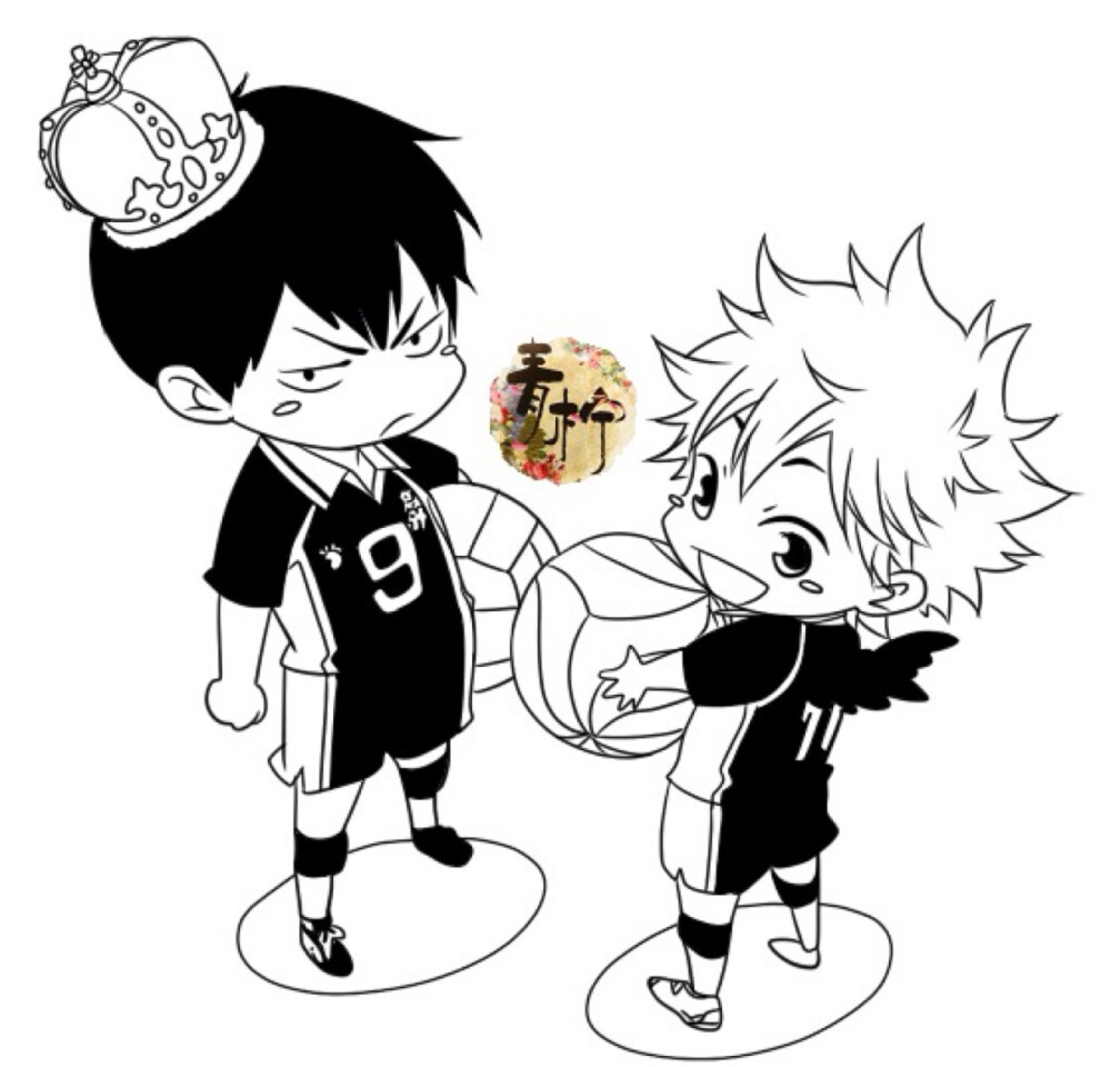 橡皮章素材小排球