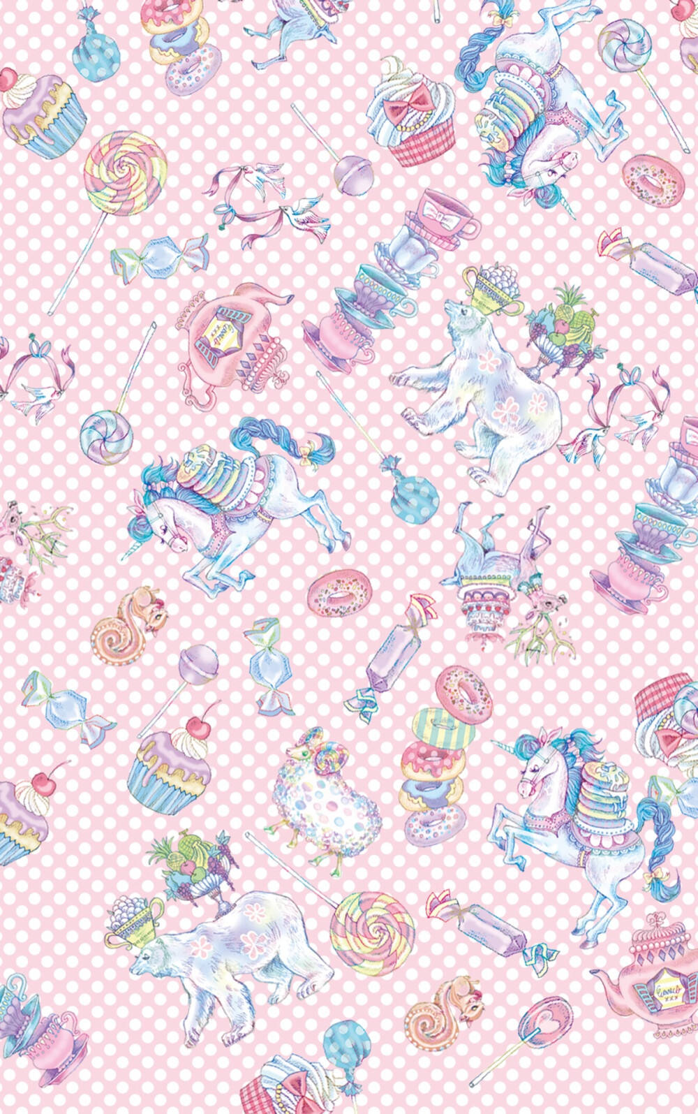 Econeco Sweets Wallpaper 墙纸 转载自Wall Paper Gallery