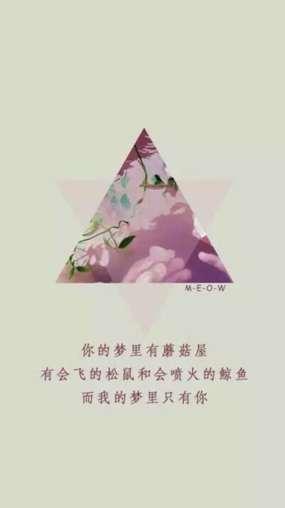 【文字壁纸】六芒星 爱情 MEOW