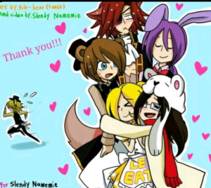 Five Nights at Freddy's freddy&chica&bonnia&foxy&make&goldenfreddy(goldenfreddy:有智障?赶紧跑!)