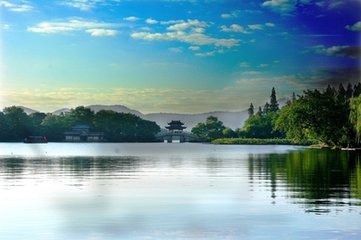 西湖，美景