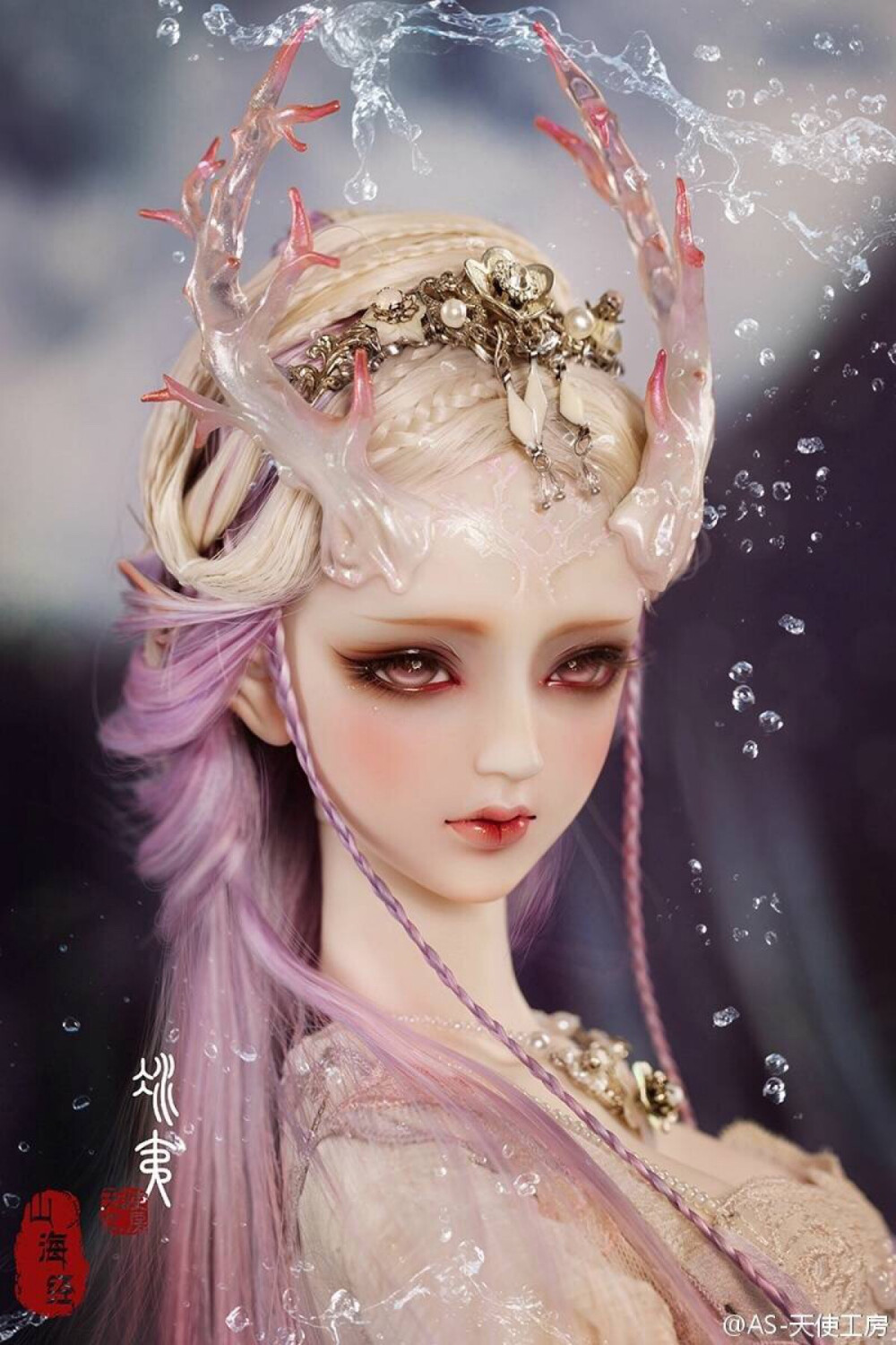 〖山海经_水神 冰夷〗日本 动漫 SD娃娃 BJD 玩具 人偶 美男 帅哥 壁纸 萌物 头像