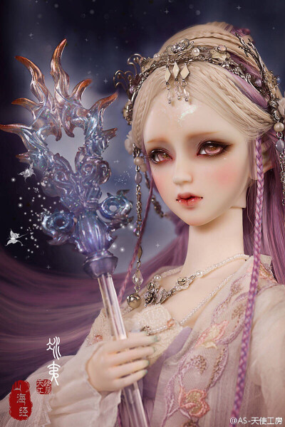 〖山海经_水神 冰夷〗日本 动漫 SD娃娃 BJD 玩具 人偶 美男 帅哥 壁纸 萌物 头像