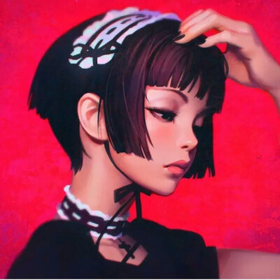 Ilya Kuvshinov 俄罗斯画师 动漫头像