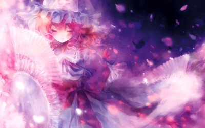 幻想乡 插画
西行寺幽幽子