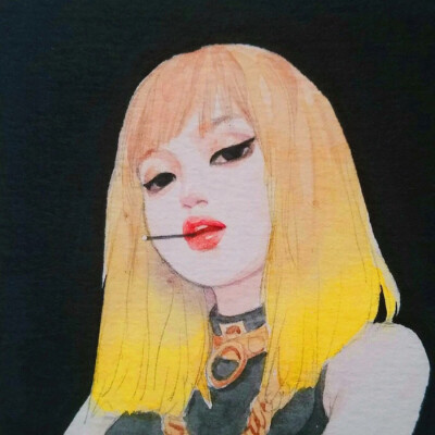 Lisa忙内手绘水粉画～