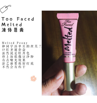 Too Faced Melted 液体唇膏