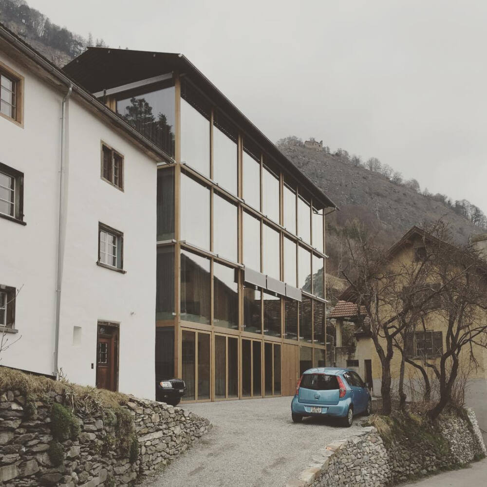 peter zumthor, new atelier, in haldenstein