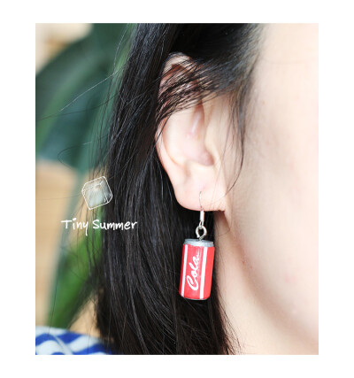 coke cola earings