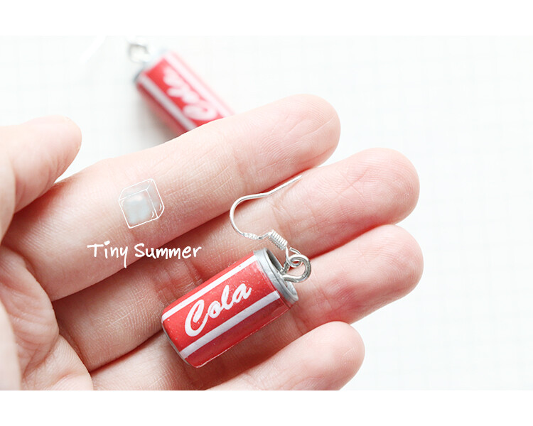 coke cola earings