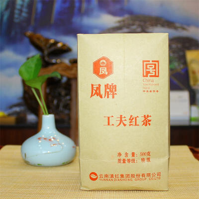 凤牌红茶 凤庆滇红工夫红茶茶叶500g 红茶特级茶叶 调饮茶适用