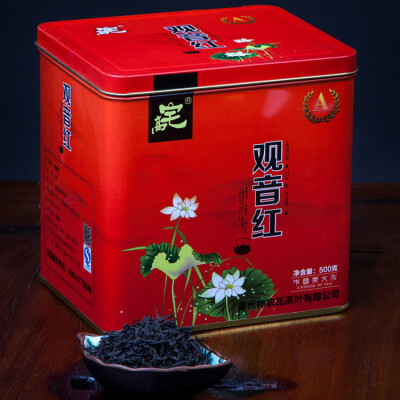 高宅观音红茶叶1A 安溪铁观音红茶 新茶浓香型乌龙茶春茶500g礼盒