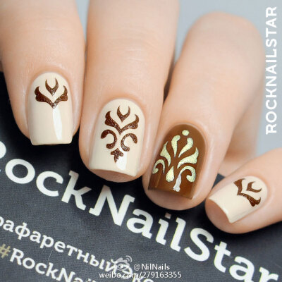 #RockNailStar# 新胶带Mehendi，曼海蒂，印度手绘纹身图案， 民间艺术，这次两款胶带都是印度风哦~