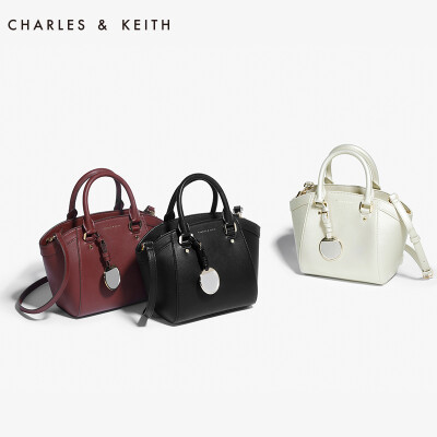 CHARLES&amp;KEITH 饺子包 CK250670452 女士带镜手拎包单肩包